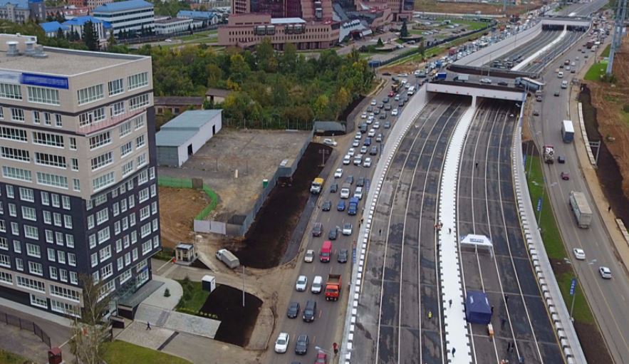 реконструкция участка Калужского шоссе