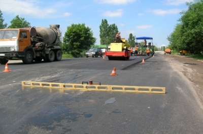 Ремонт дороги в Крыму